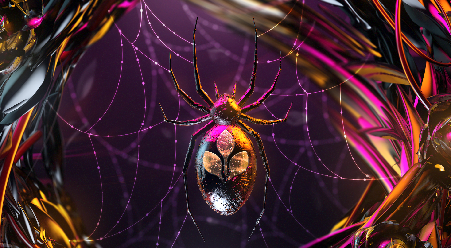 Arachnida wallpaper Desktopography 2020 